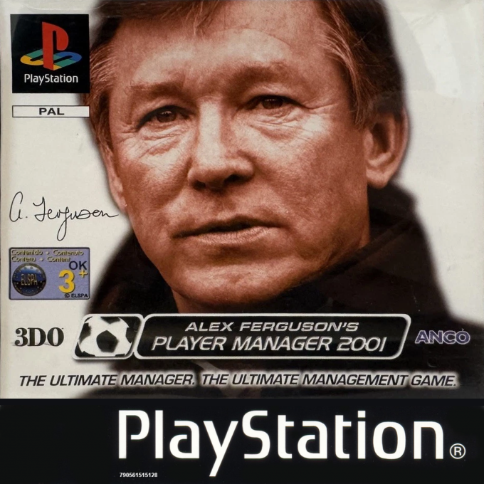 Alex Ferguson's Player Manager 2001 box art