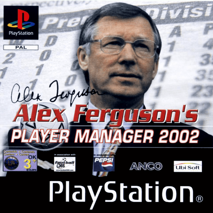 Alex Ferguson's Player Manager 2002 box art