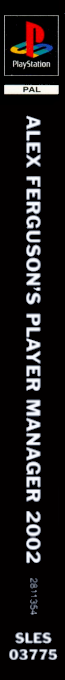 Alex Ferguson's Player Manager 2002 — box-2D-side (EU)