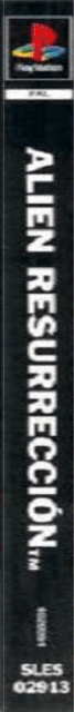 Alien Resurrection — box-2D-side (EU)