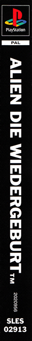Alien Resurrection — box-2D-side (DE)