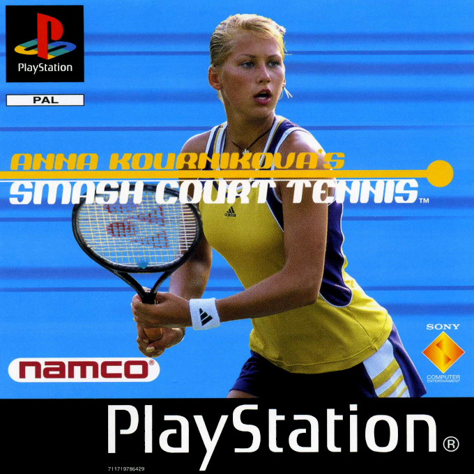 Anna Kournikova's Smash Court Tennis box art