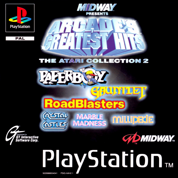 Arcade's Greatest Hits - The Atari Collection 2 — box-2D (EU)