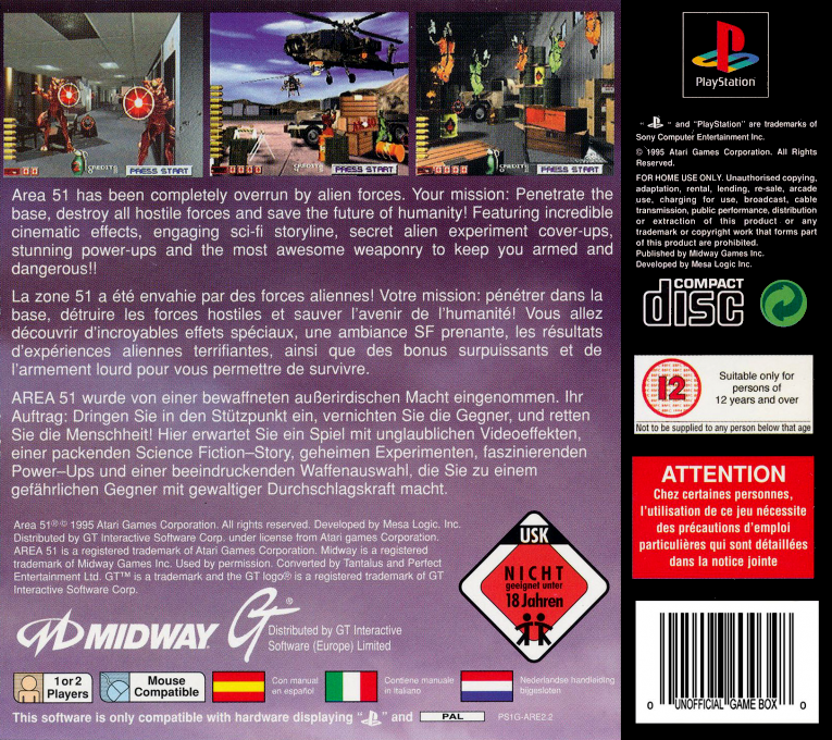 Area 51 — box-2D-back (EU)