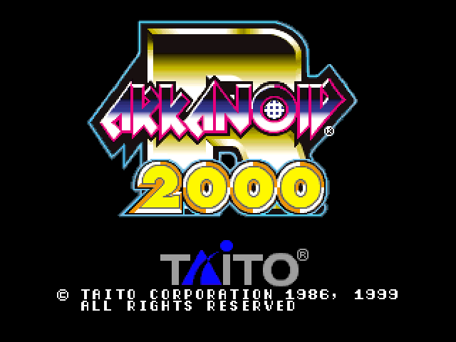 Arkanoid R 2000 — sstitle (JP)