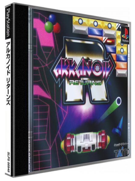 Arkanoid Returns — box-3D (JP)