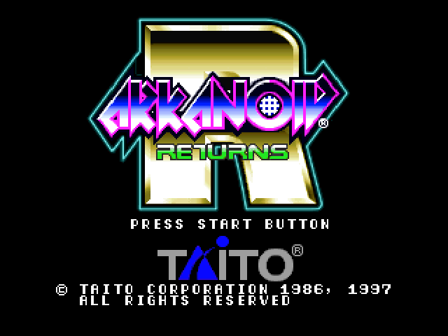 Arkanoid Returns — sstitle (JP)
