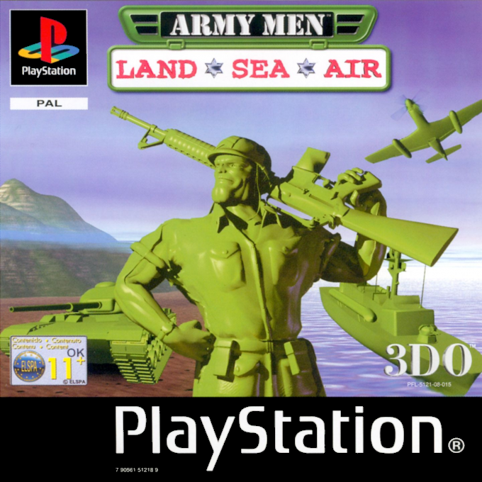 Army Men - Land Sea Air — box-2D (EU)
