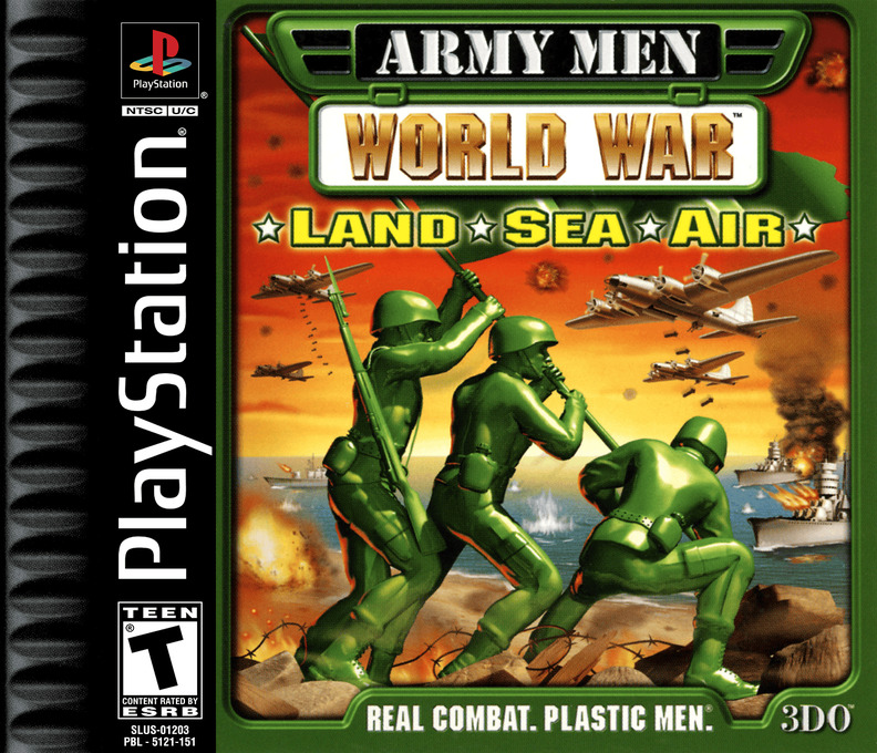 Army Men - Land Sea Air box art