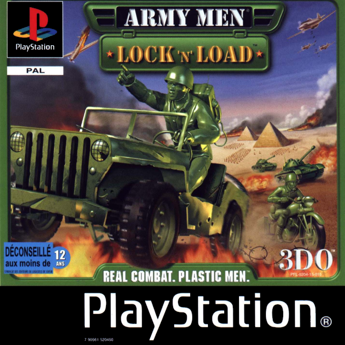 Army Men - Lock N Load — box-2D (FR)