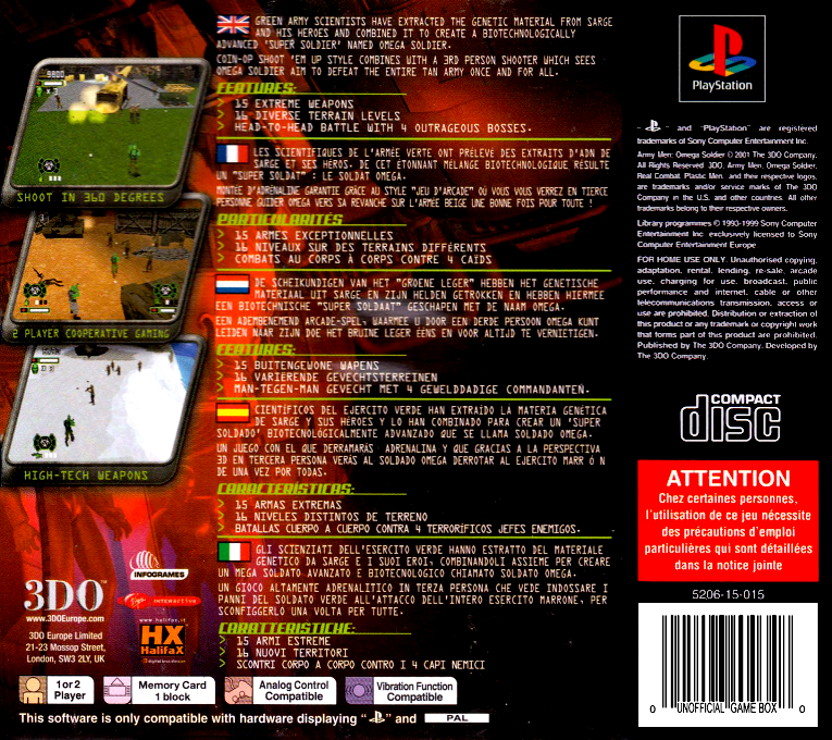Army Men - Omega Soldier — box-2D-back (EU)