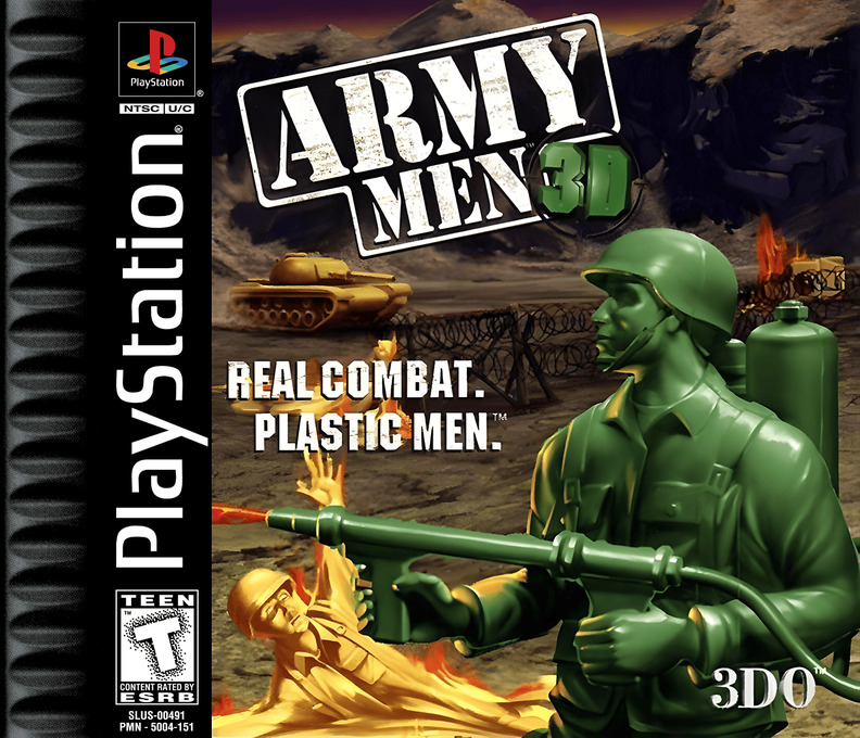 Army Men 3d box art