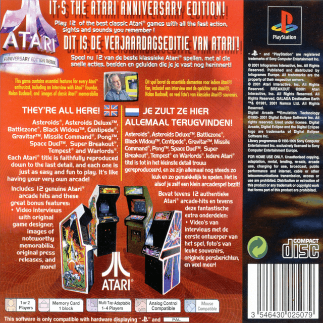 Atari Anniversary Edition Redux — box-2D-back (EU)
