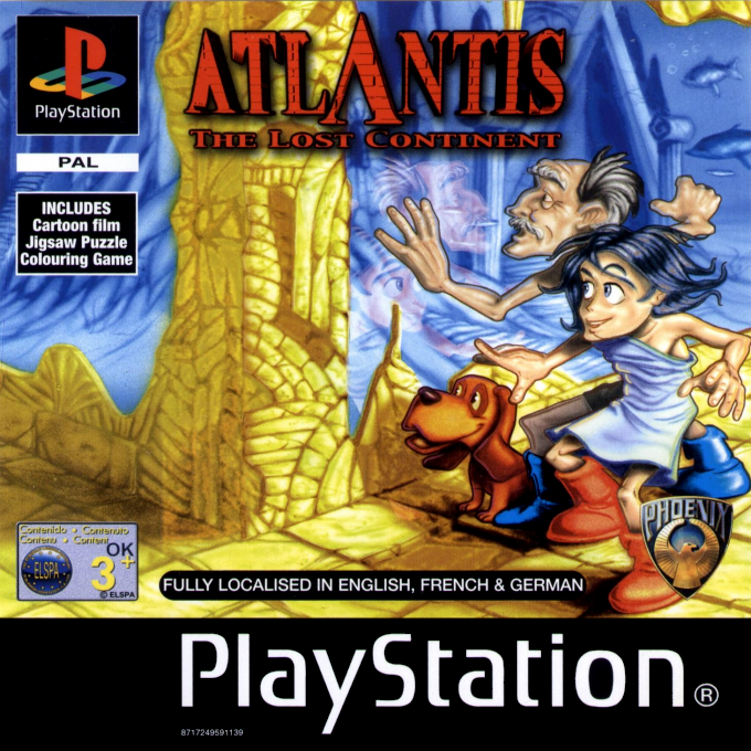Atlantis The Lost Continent box art