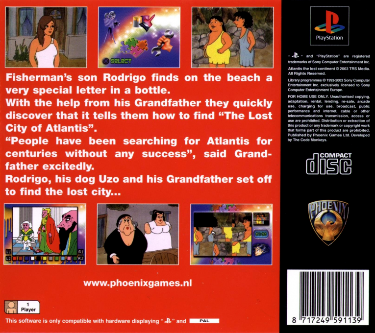 Atlantis The Lost Continent — box-2D-back (EU)