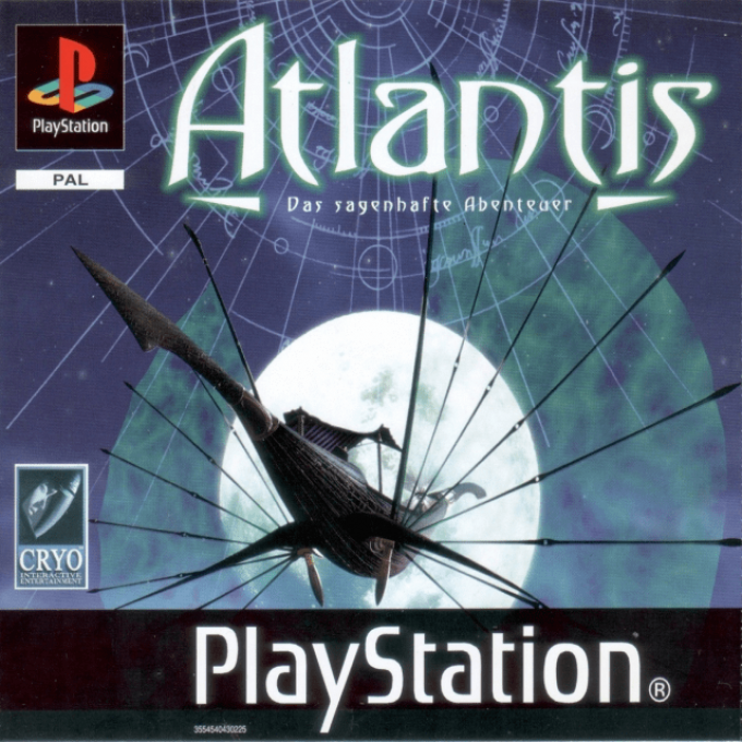 Atlantis - The Lost Tales — box-2D (DE)
