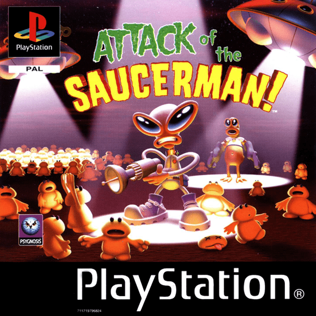 Attack Of The Saucerman ! box art