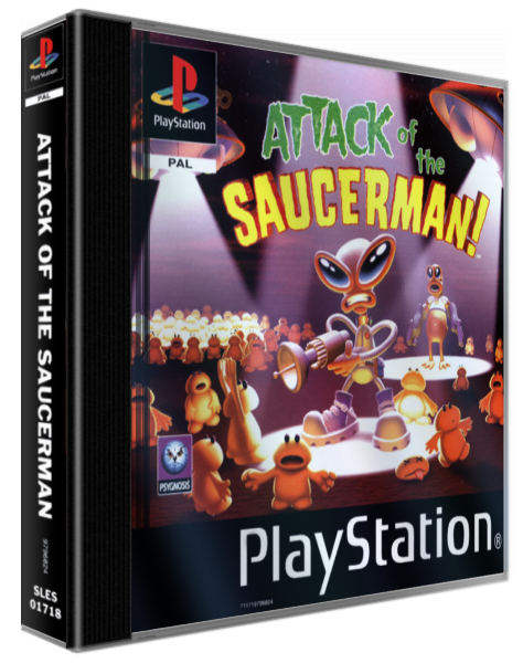 Attack Of The Saucerman ! — box-3D (EU)