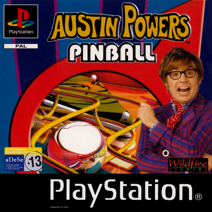 Austin Powers Pinball — box-2D (EU)