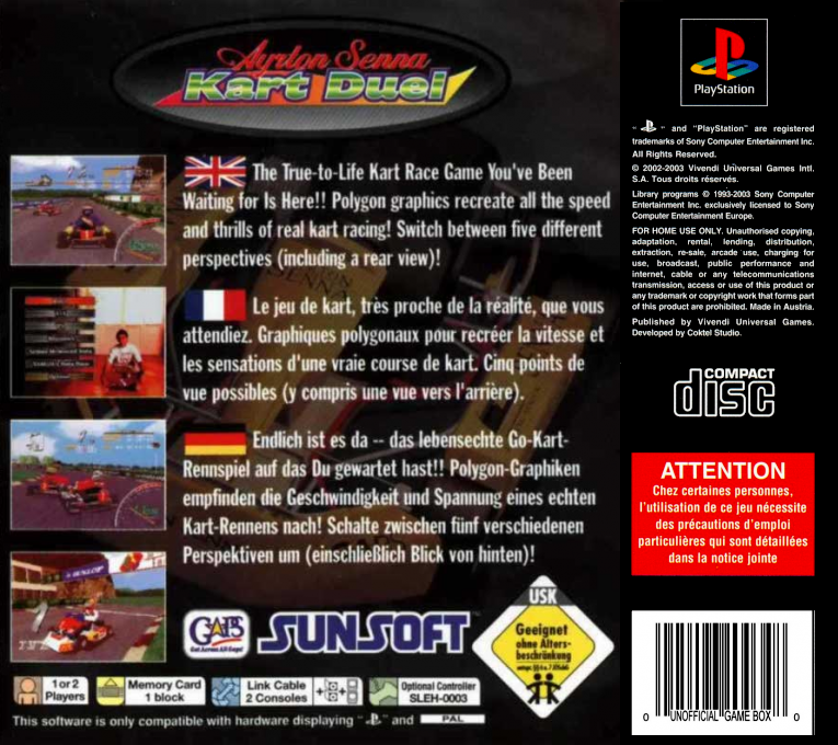 Ayrton Senna Kart Duel — box-2D-back (EU)