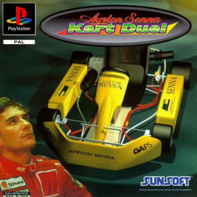 Ayrton Senna Kart Duel box art