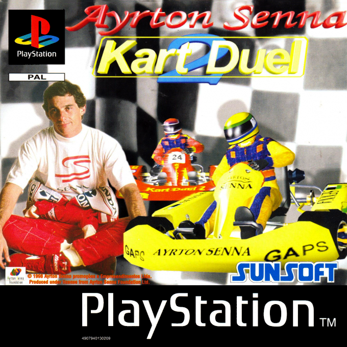 Ayrton Senna Kart Duel 2 box art