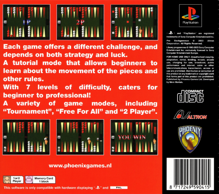 Pro Backgammon — box-2D-back (EU)