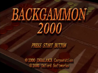 Backgammon 2000 — sstitle (JP)