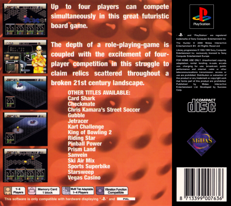 Hunter, The — box-2D-back (EU)
