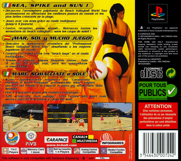 Beach Volleyball — box-2D-back (EU)