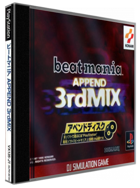 Beat Mania Append 3rdmix — box-3D (JP)