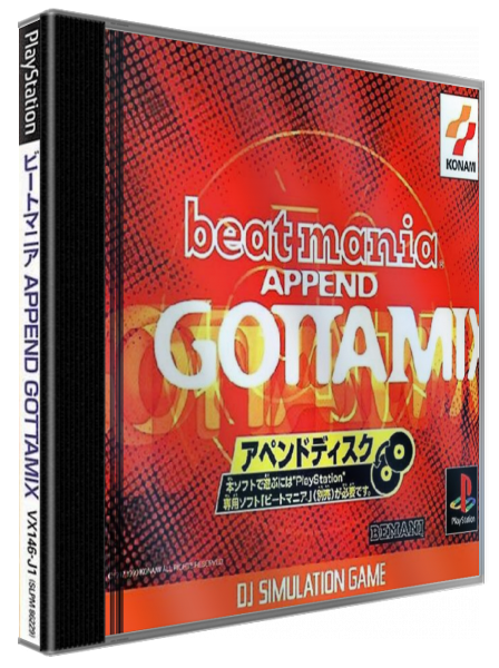 Beat Mania Append Gottamix — box-3D (JP)