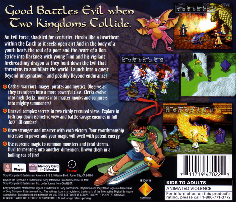 Beyond The Beyond — box-2D-back (US)