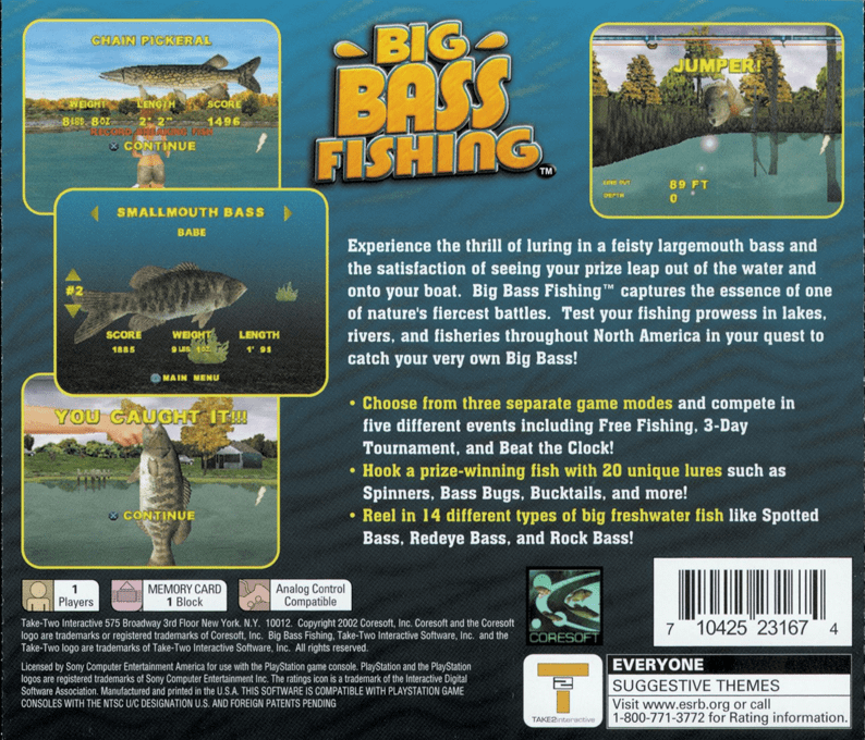 Big Bass Fishing — box-2D-back (US)