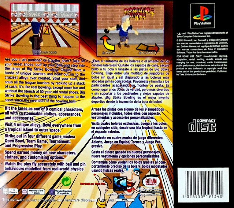Big Strike Bowling — box-2D-back (EU)