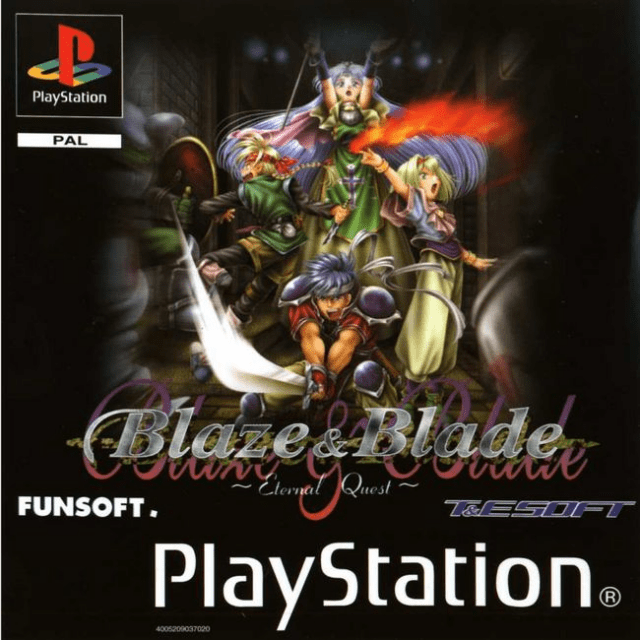 Blaze And Blade - Eternal Quest — box-2D (DE)