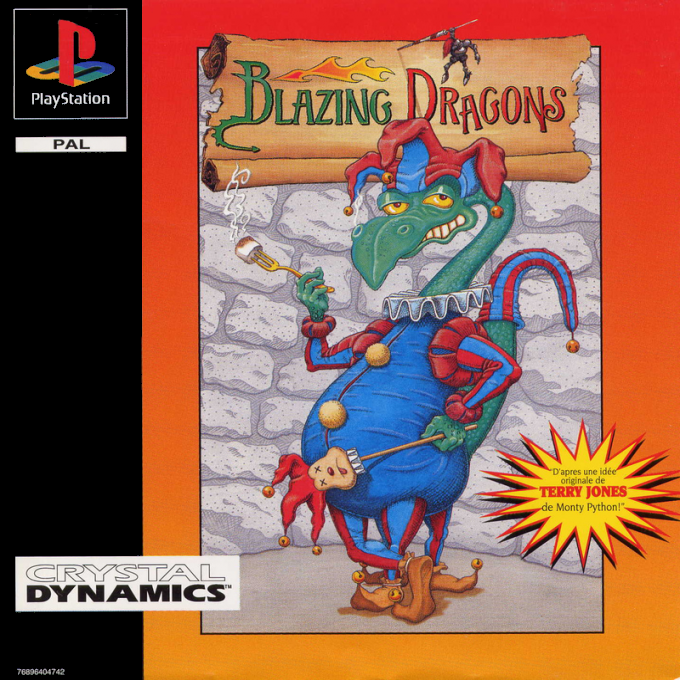 Blazing Dragons — box-2D (FR)