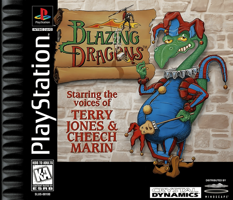 Blazing Dragons box art
