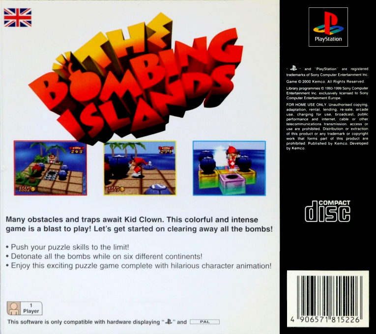 Bombing Islands, The — box-2D-back (EU)