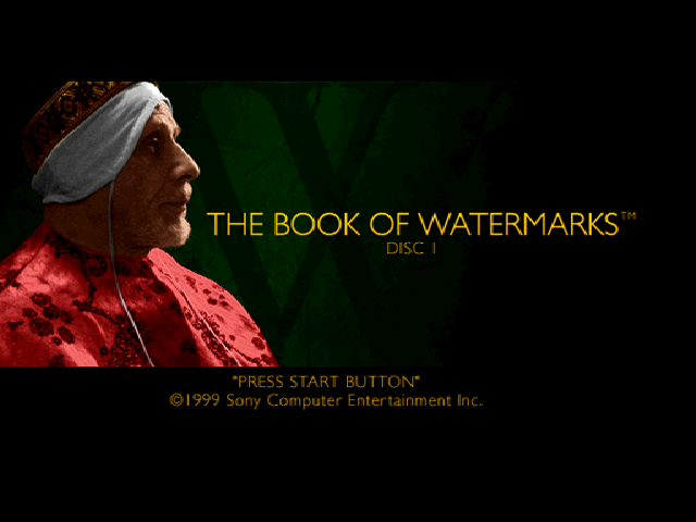 Book Of Watermarks, The — sstitle (JP)