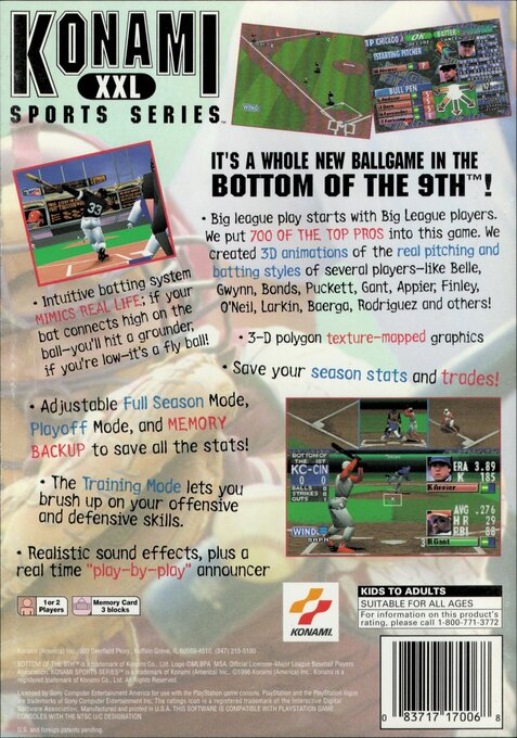 Bottom Of The 9th — box-2D-back (AME)