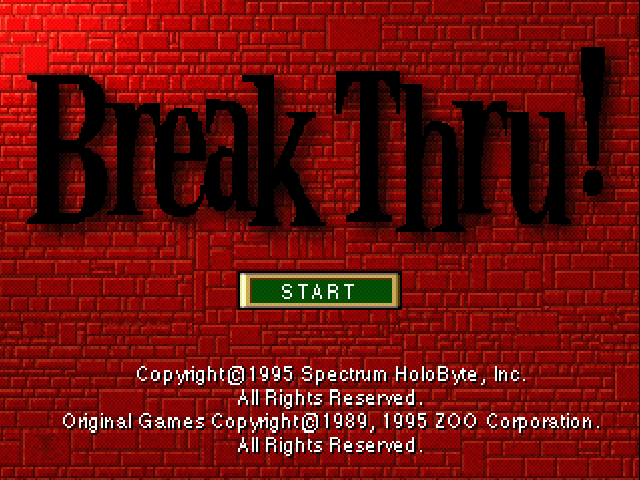 Break Thru! — sstitle (JP)