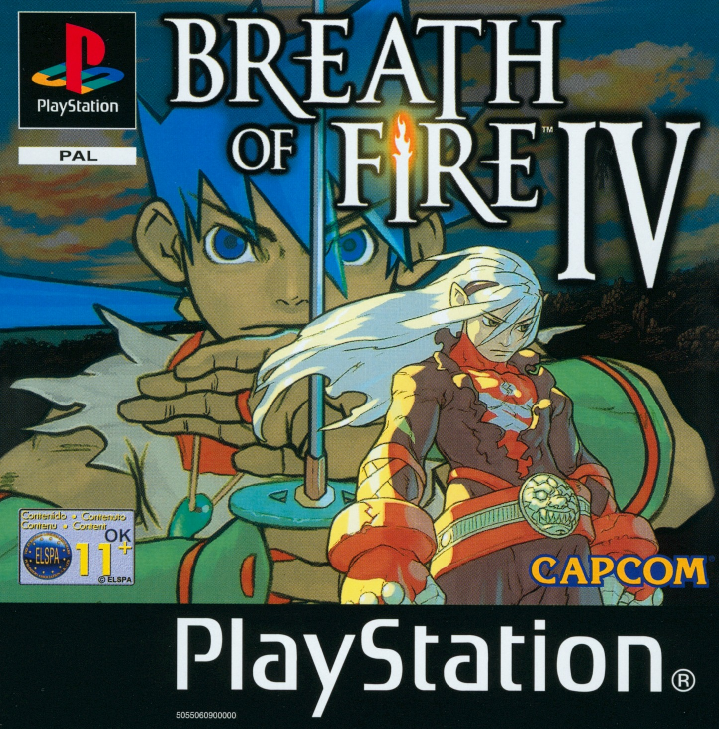Breath Of Fire 4 — box-2D (EU)