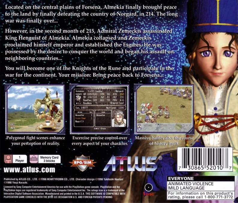 Brigandine - The Legend Of Forsena — box-2D-back (US)