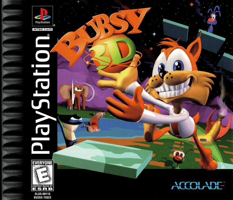 Bubsy 3d box art