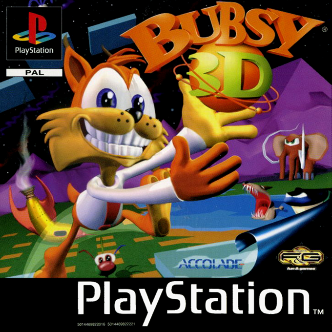 Bubsy 3d — box-2D (EU)