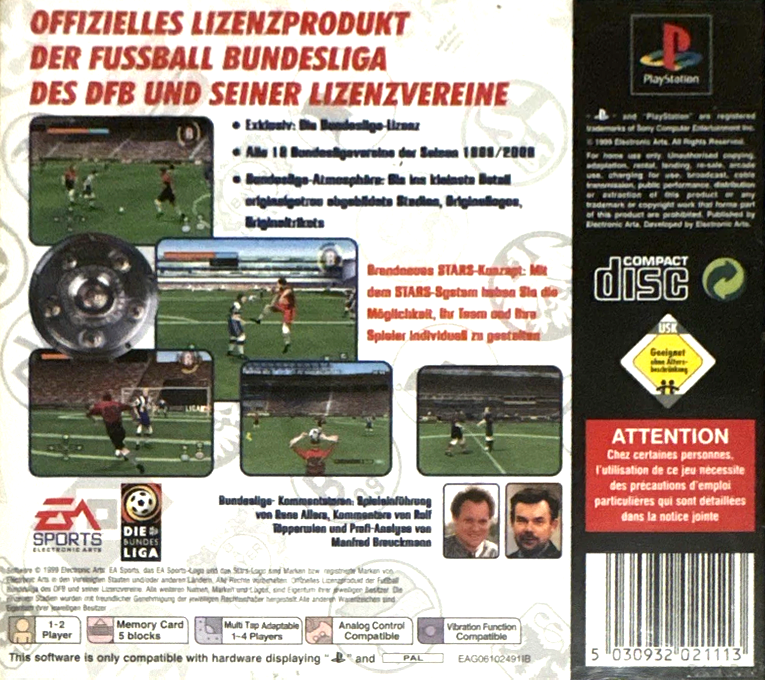 F.a. Premier League Stars, The — box-2D-back (DE)
