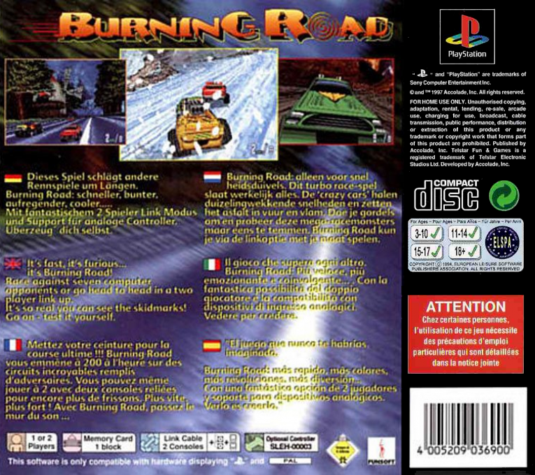 Burning Road — box-2D-back (EU)