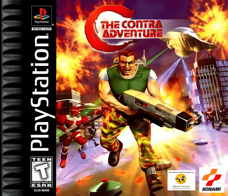 C - The Contra Adventure box art