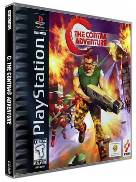 C - The Contra Adventure — box-3D (US)